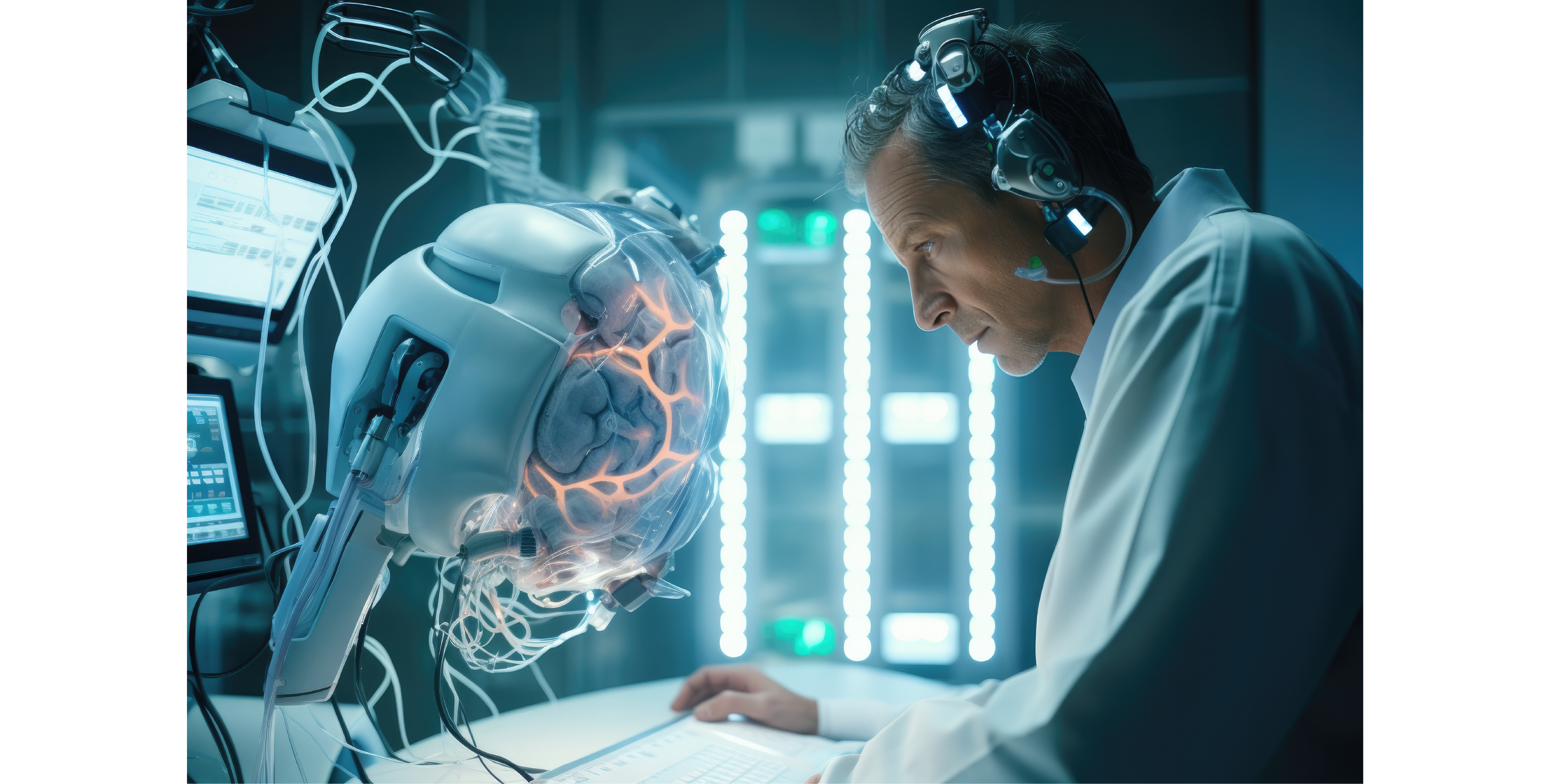 Telemedicine & AI illustration